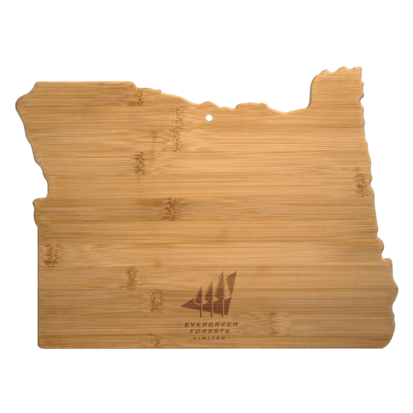 U.S. State Shaped Bamboo Cutting and Serving Boards 22