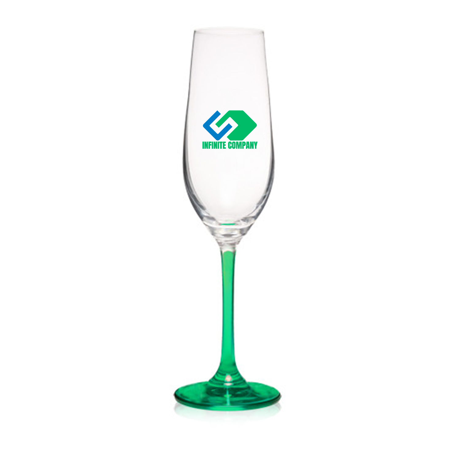 8 oz. Crystal Champagne Glass (2 Color Imprint) 12