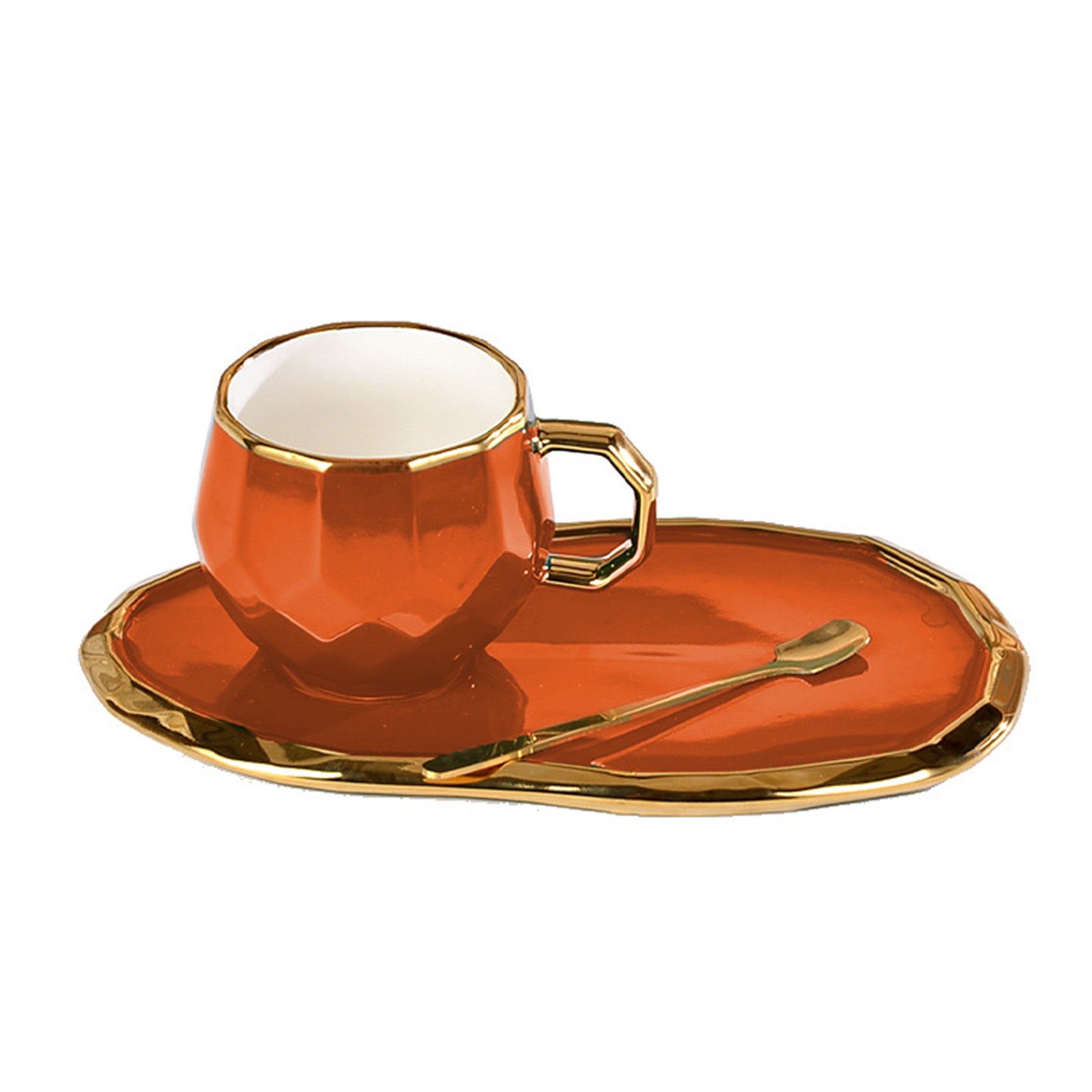 Ceramic European Style Coffee Cup Set 4
