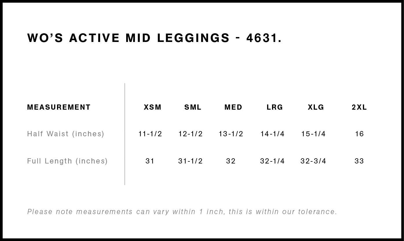 Wo's Active Mid Leggings | 4631 15