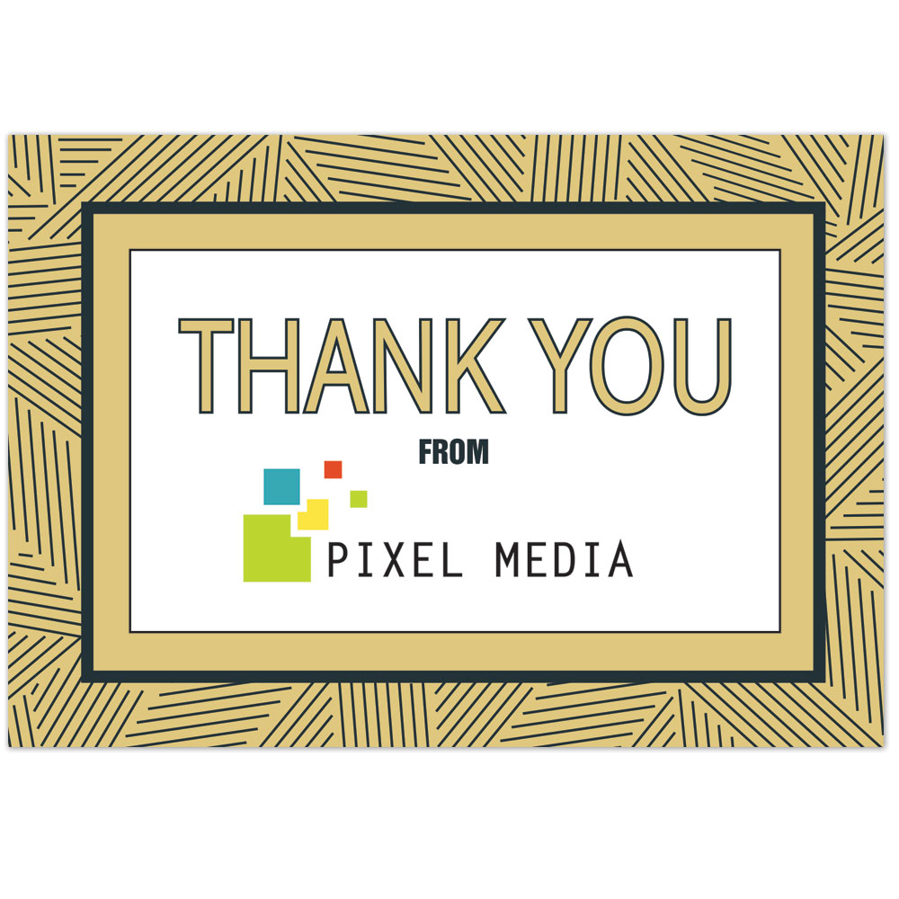 Geometric Thank You Card 4