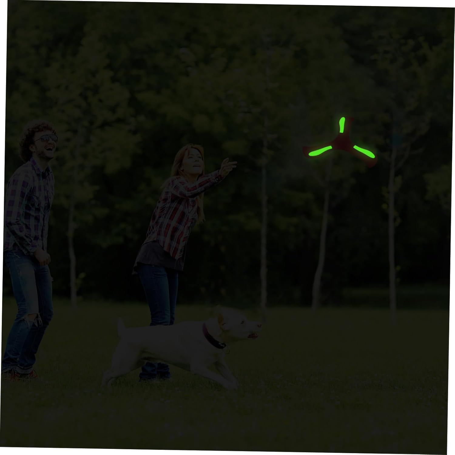 Boomerang with glow in the dark 3