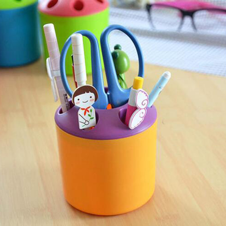 Color pencil toothbrush holder 3