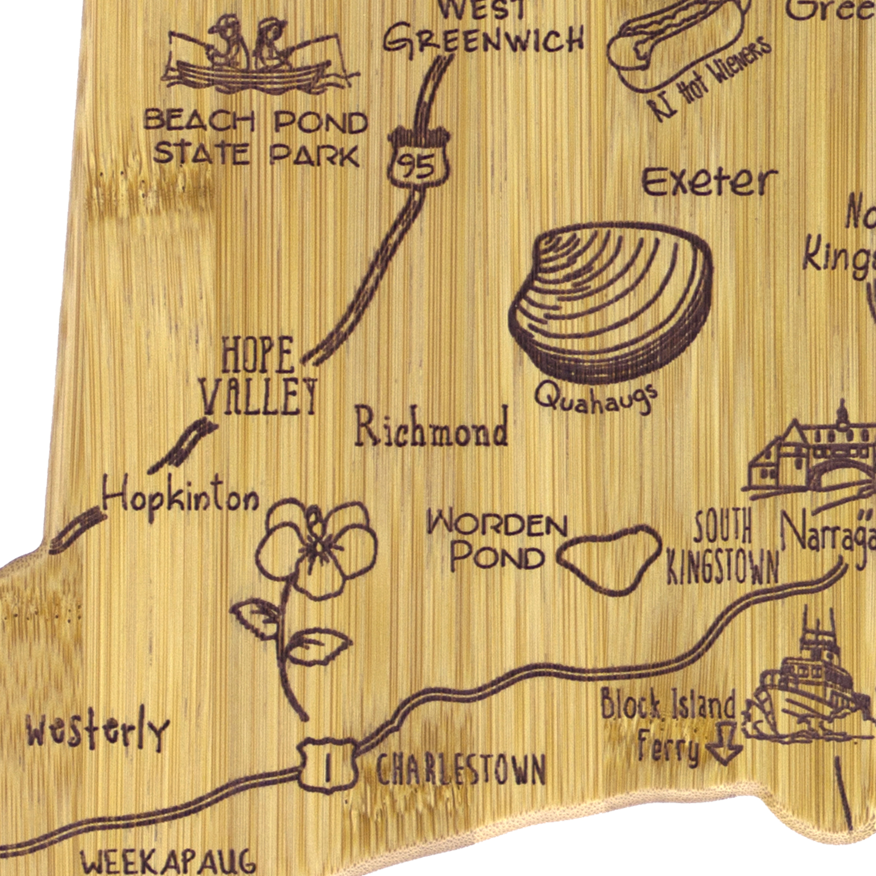 Destination Rhode Island Cutting & Serving Board 7