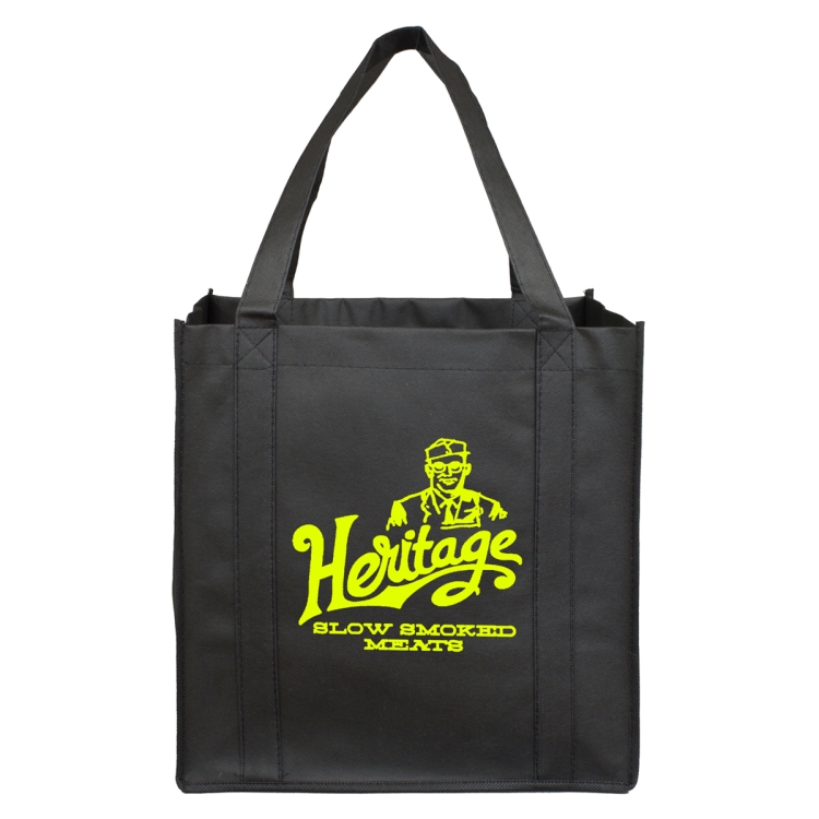 12-1/2"W x 13"H x 8"Gusset - "MEGA" Grocery Shopping Tote Bag 5