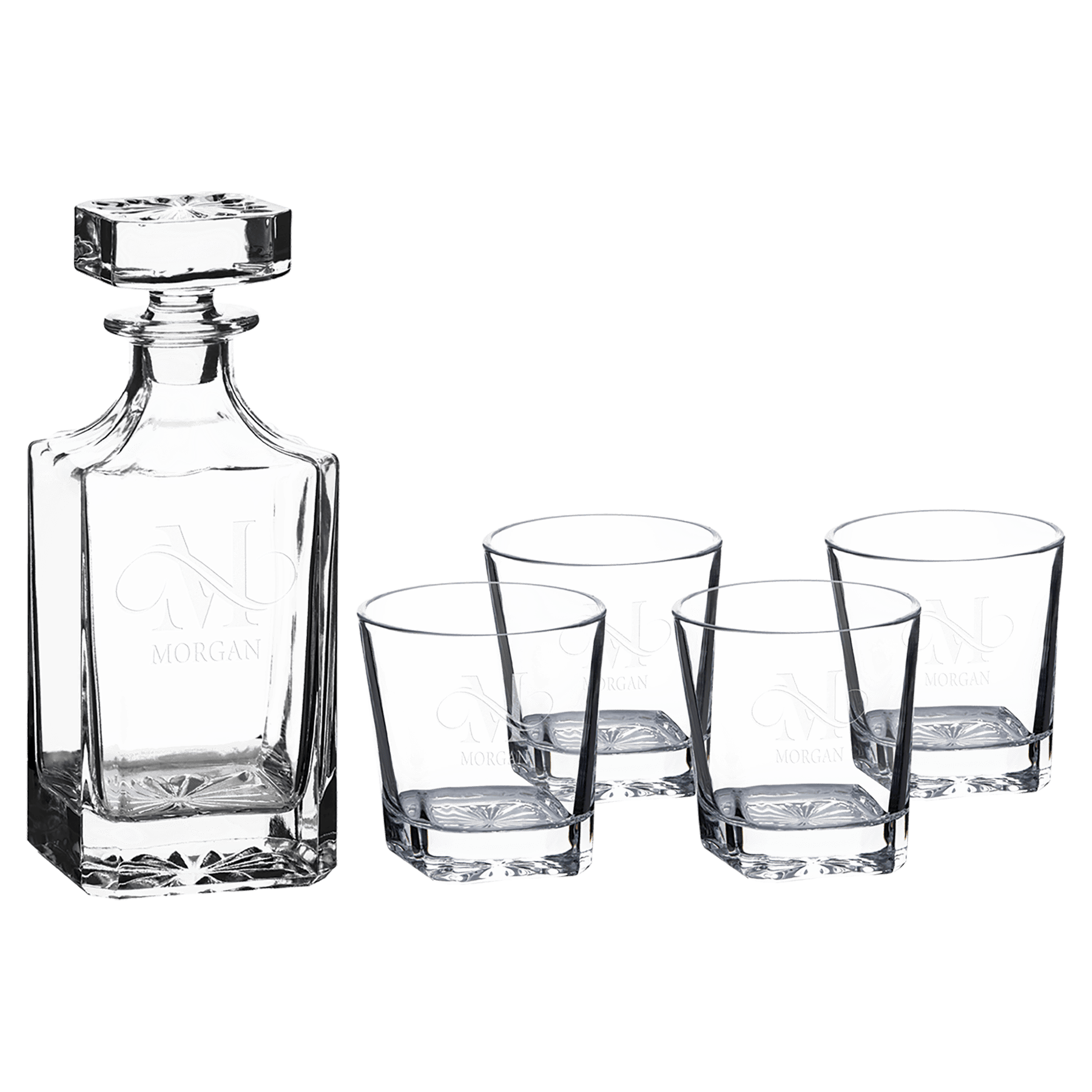 On The Rocks Decanter & Glassware 2
