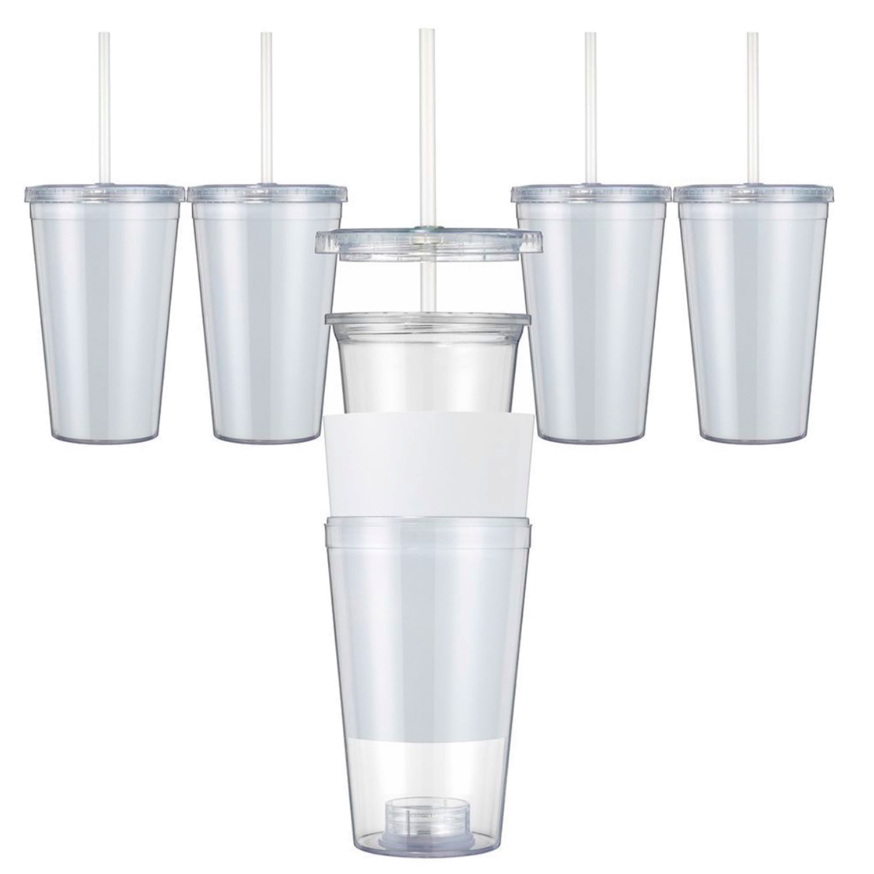Eco To Go Cold Drink Tumbler Double Wall 16oz 2