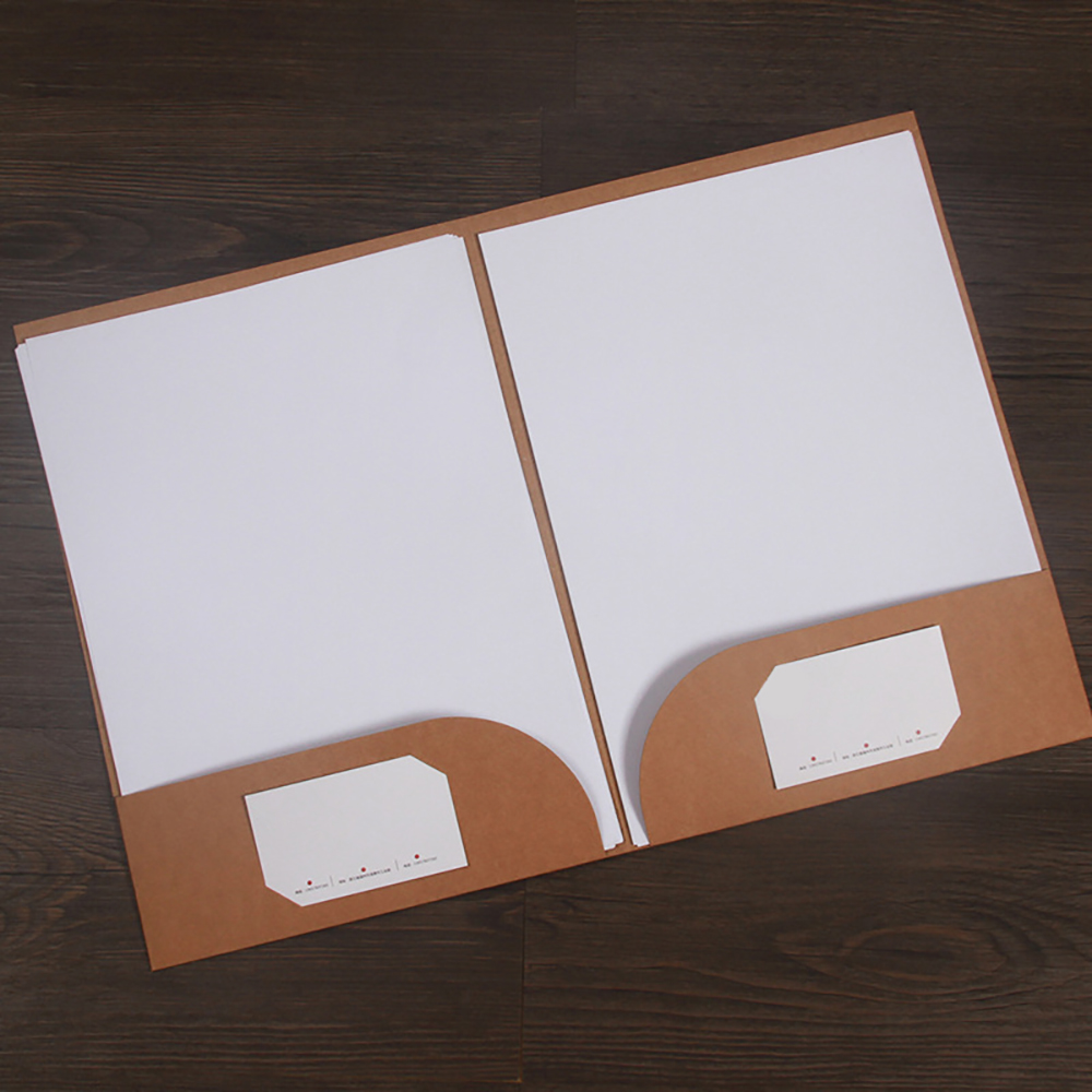 Two Pockets Paper Presentation Folder 4