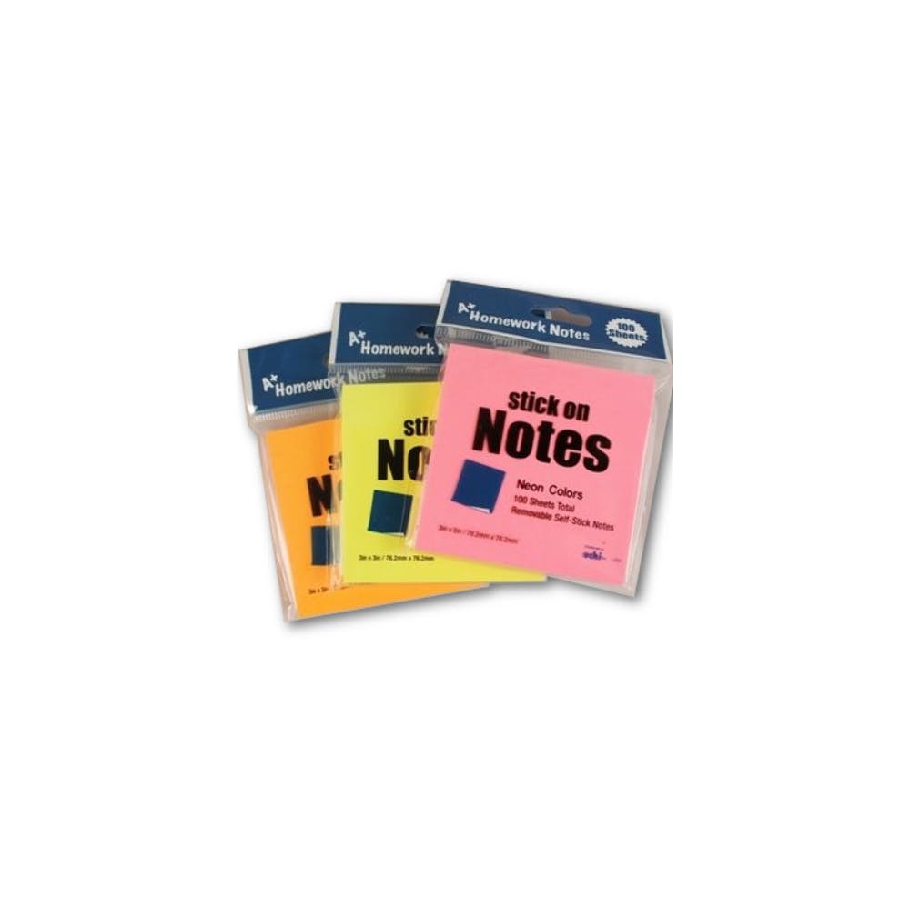 Sticky Notes - 100 Sheets Neon Colors 1