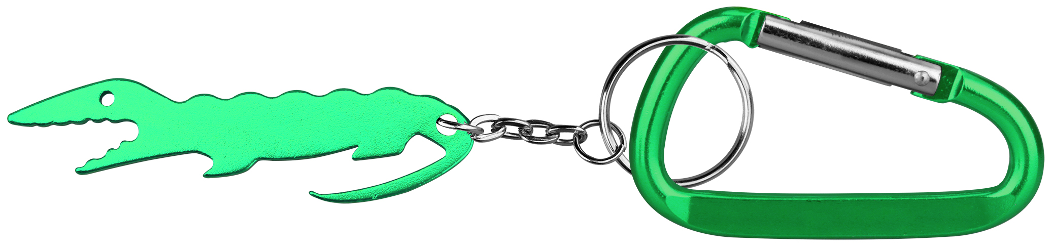 Alligator Shape Bottle Opener Key Chain & Carabineer 5