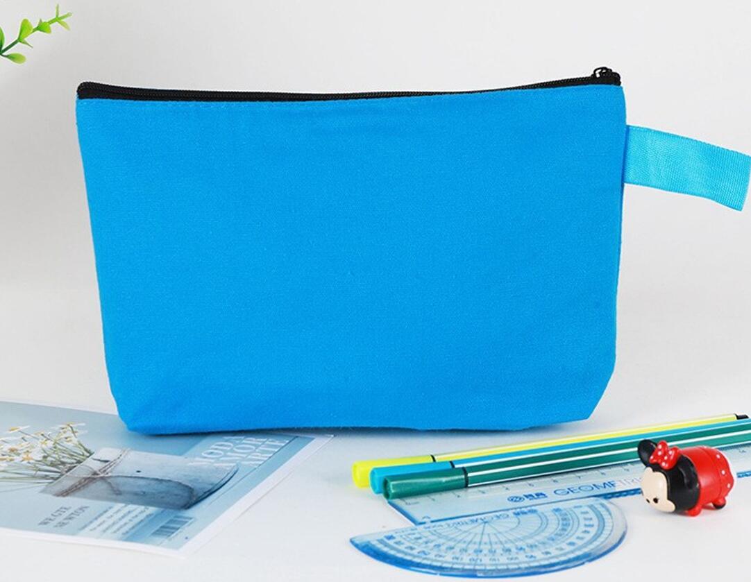 Canvas Pencil Case Makeup Bag 5