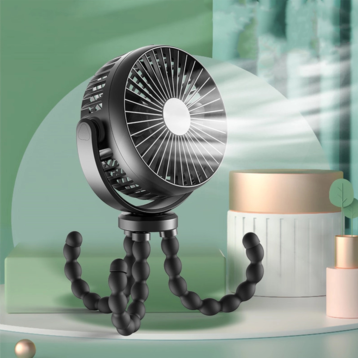 Portable Stroller Fan With Flexible Tripod 3