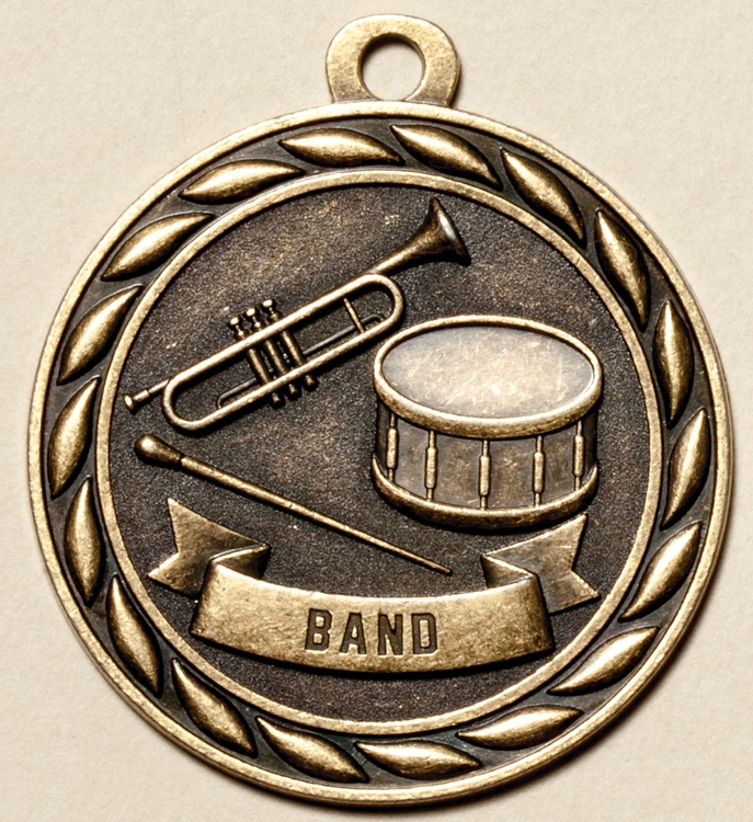 Band Medal, 2" 2