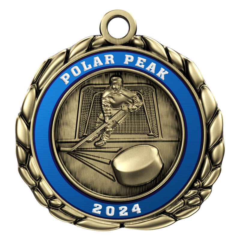 Express Vibraprint™ Hockey Quali-Craft Medallion (2-1/2") 4