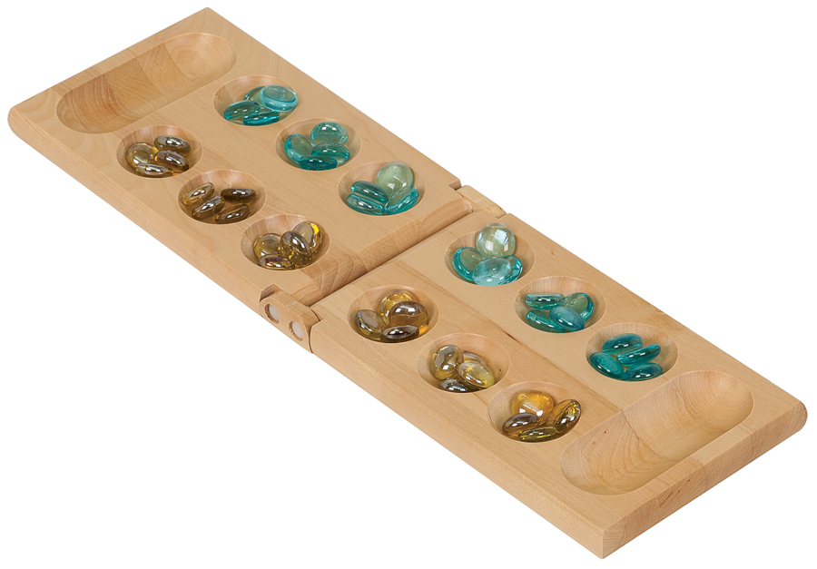 Wood Mancala Game Gift Set 1
