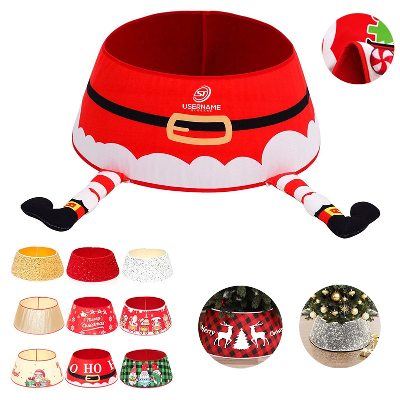 Decoration Foldable Waterproof Fabric Holiday Tree Collar 1