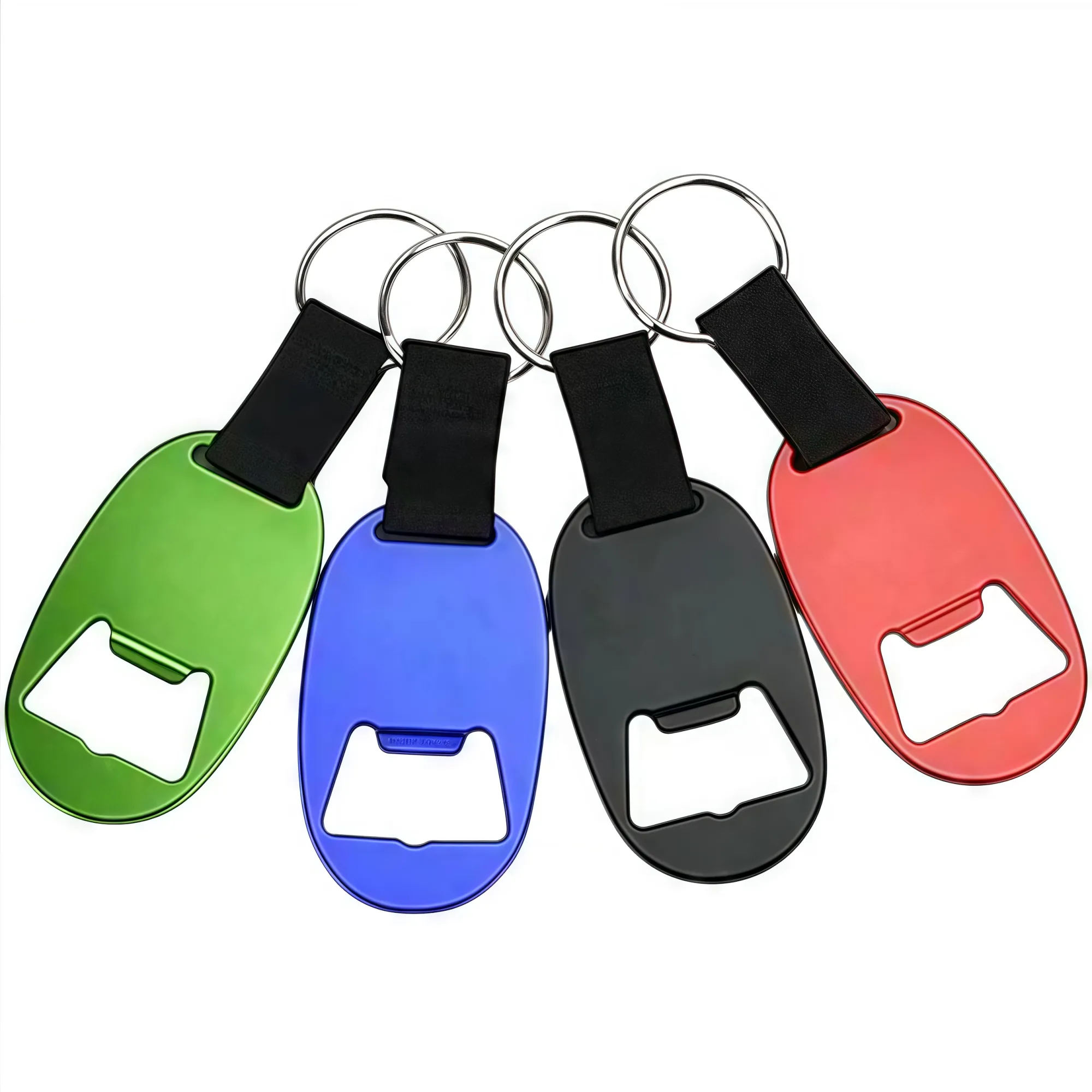 MOQ Webbing Beer Bottle Opener With Key Ring 3