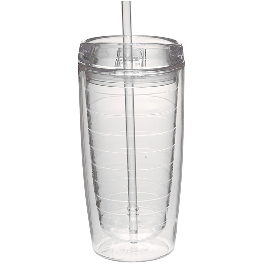 16 oz. Double Wall Tumblers with Straw 13