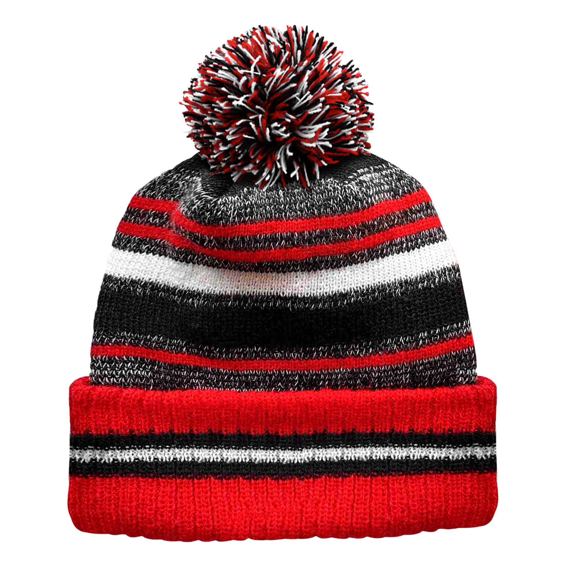 Classic Cuff Winter Beanie Hat with Pom Toque 9