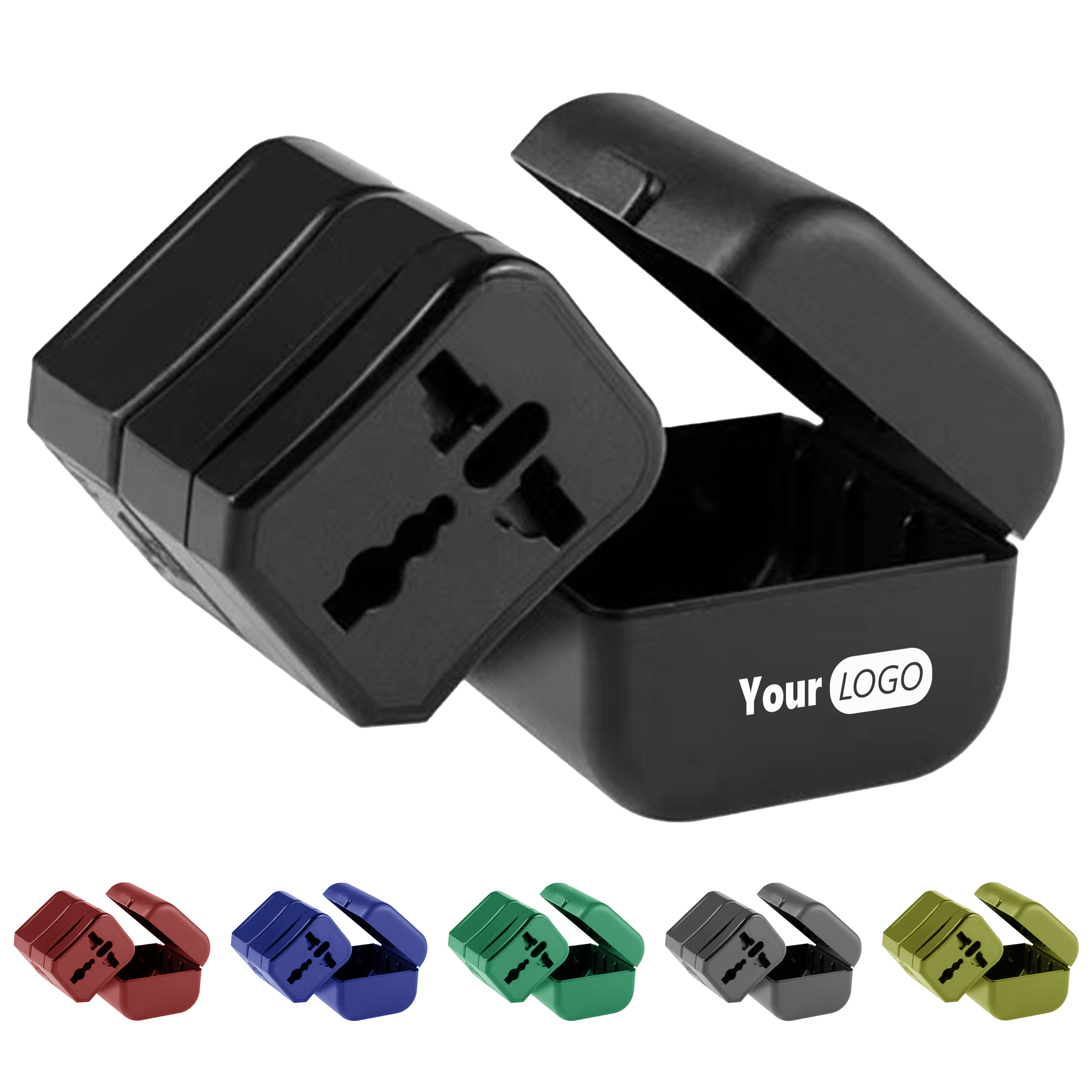 Plastic Compact Universal Travel Adapter Kit 1