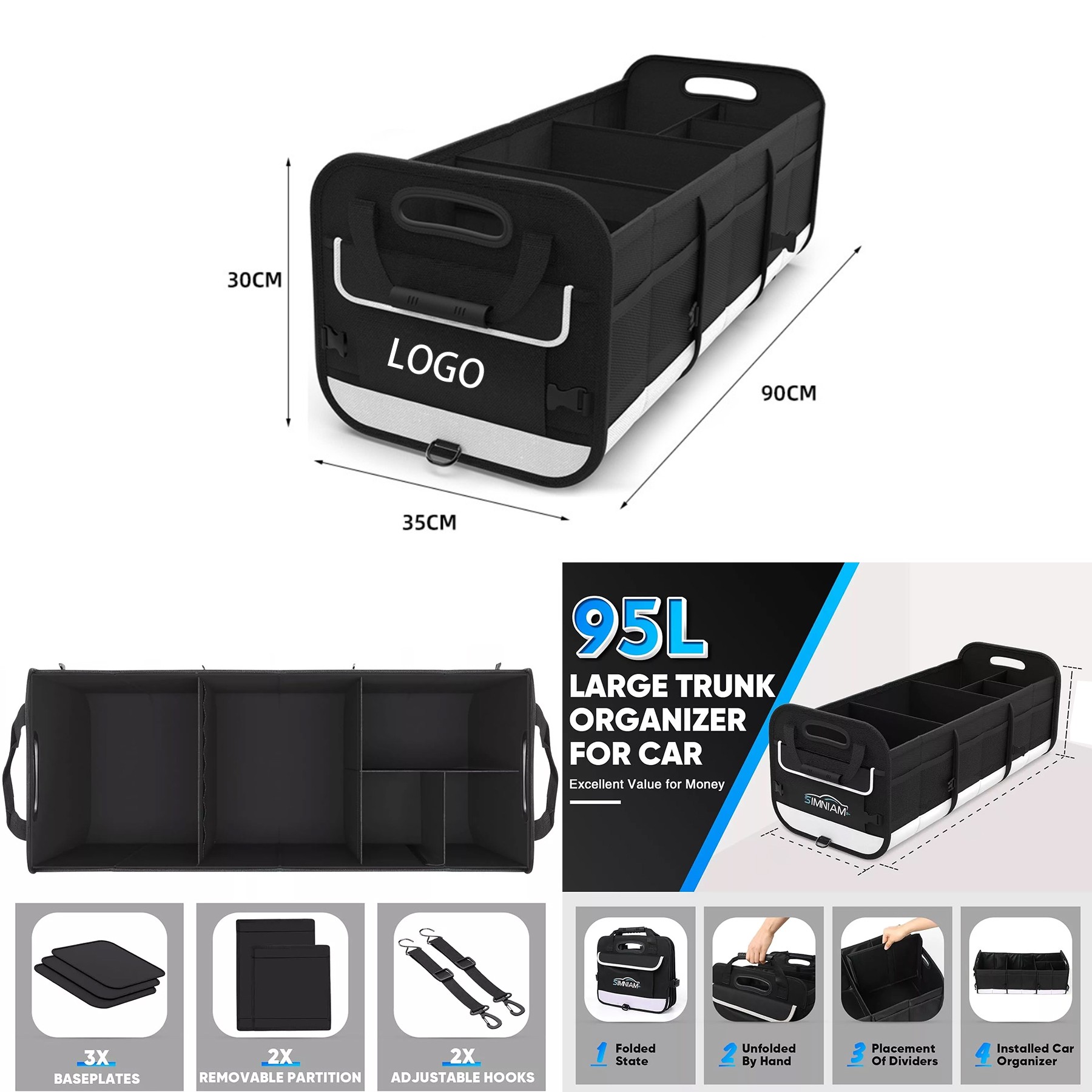 Large Car Trunk Organizer 1
