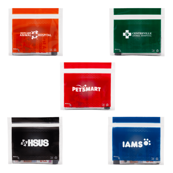 Pet Safety & First Aid Kit in a Resealable Plastic Bag 12