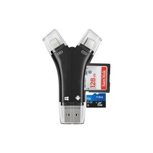 4 In 1 SD Card Reader For Iphone And Android 5