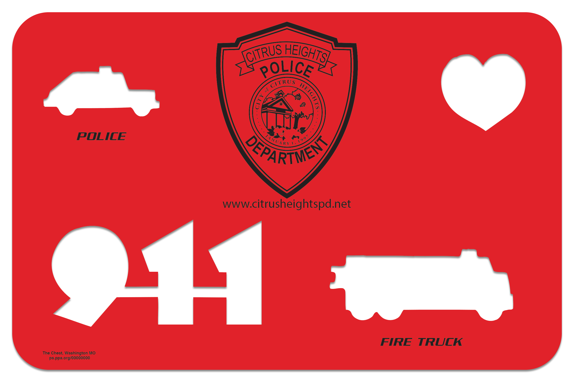 911 Poly Stencil 2