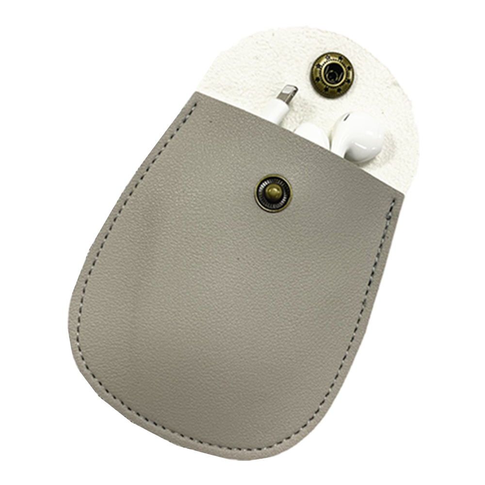 Leather Ear Bud Organizer Earphone Case 3
