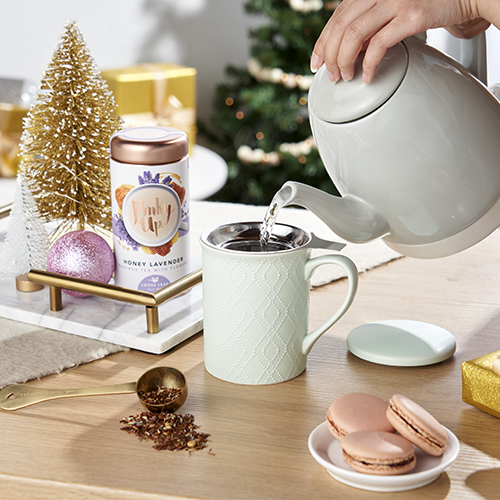 Pinky Up® Annette™ Ceramic Tea Infuser Mug 7