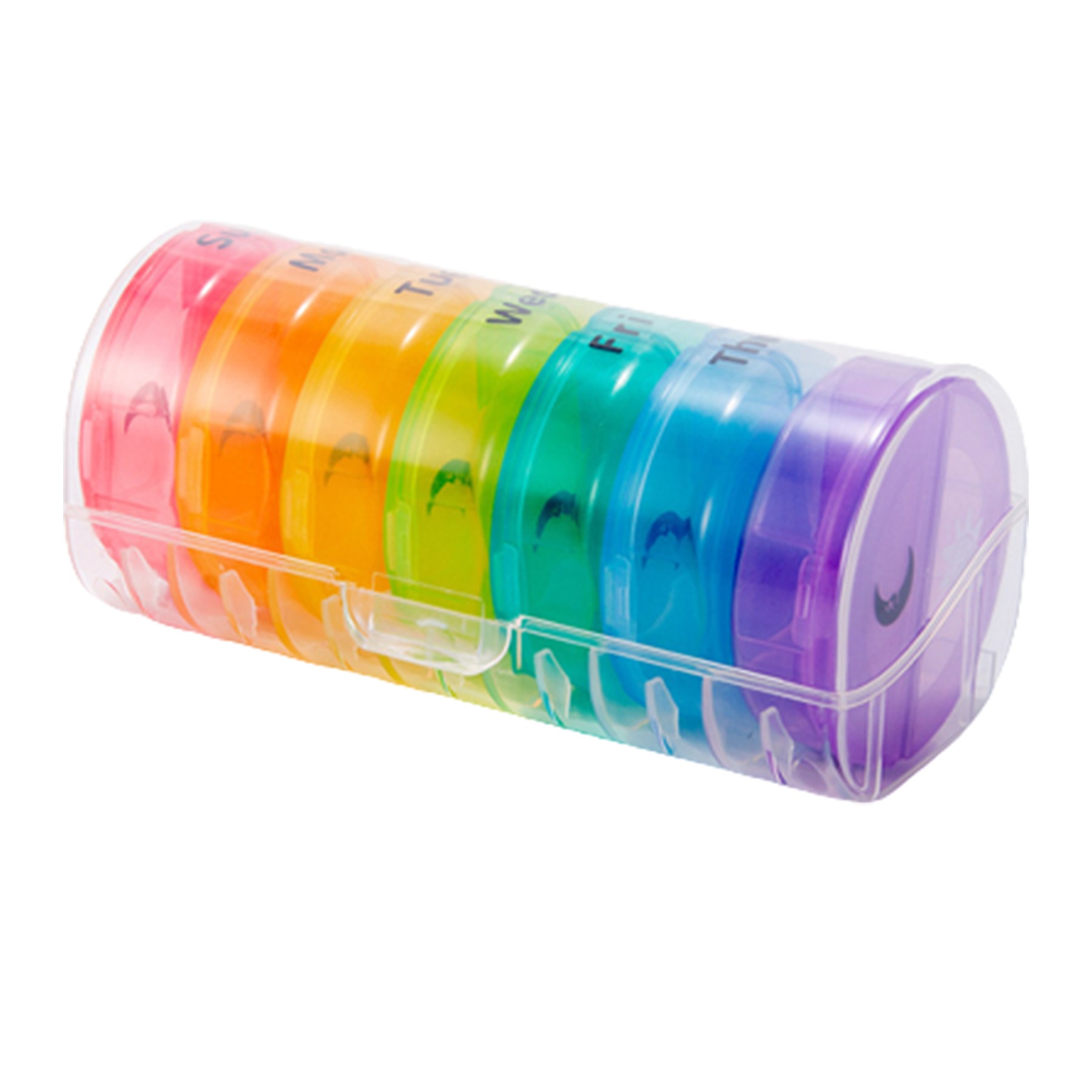 7-Day Round Pill Case 4