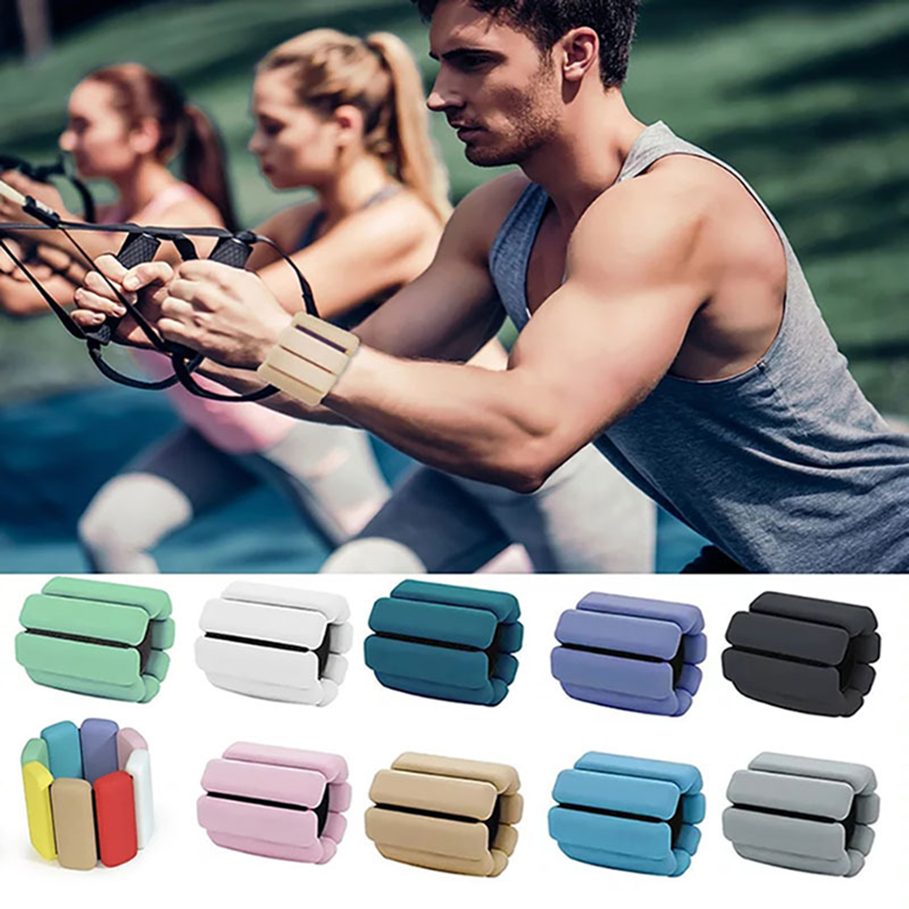 Adjustable Ankle 1lb Weights 4