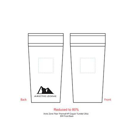 Arctic Zone® Titan Thermal HP® Copper Tumbler 20oz 20