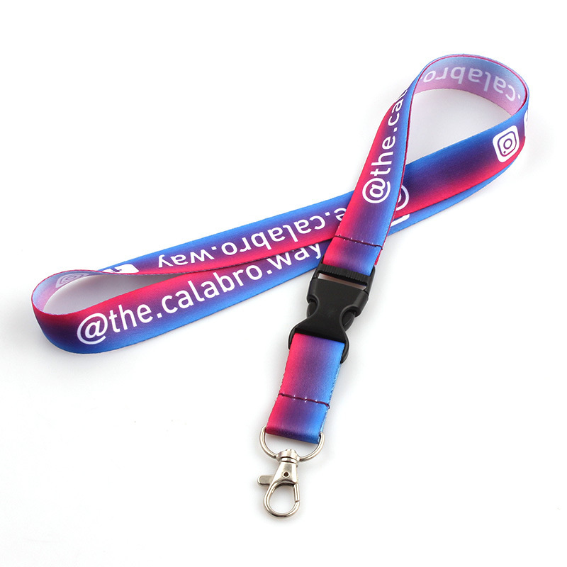 3/4" Full Color Dye-Sublimation Polyester Lanyard 4