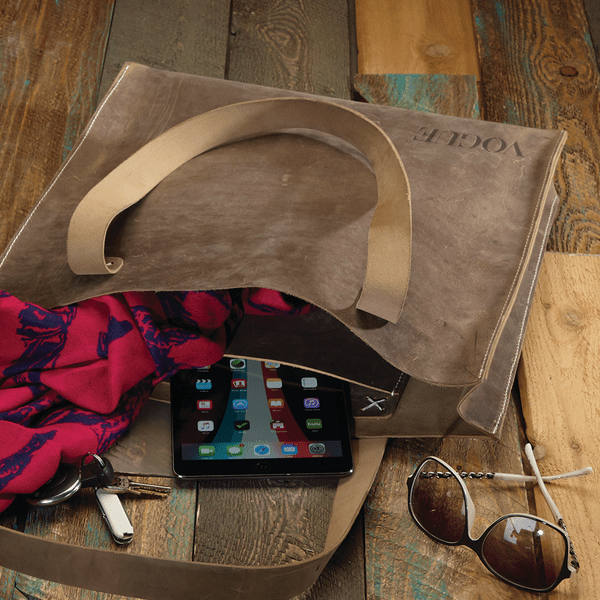 Sawyer Leather Tote w/Inside Pocket 108