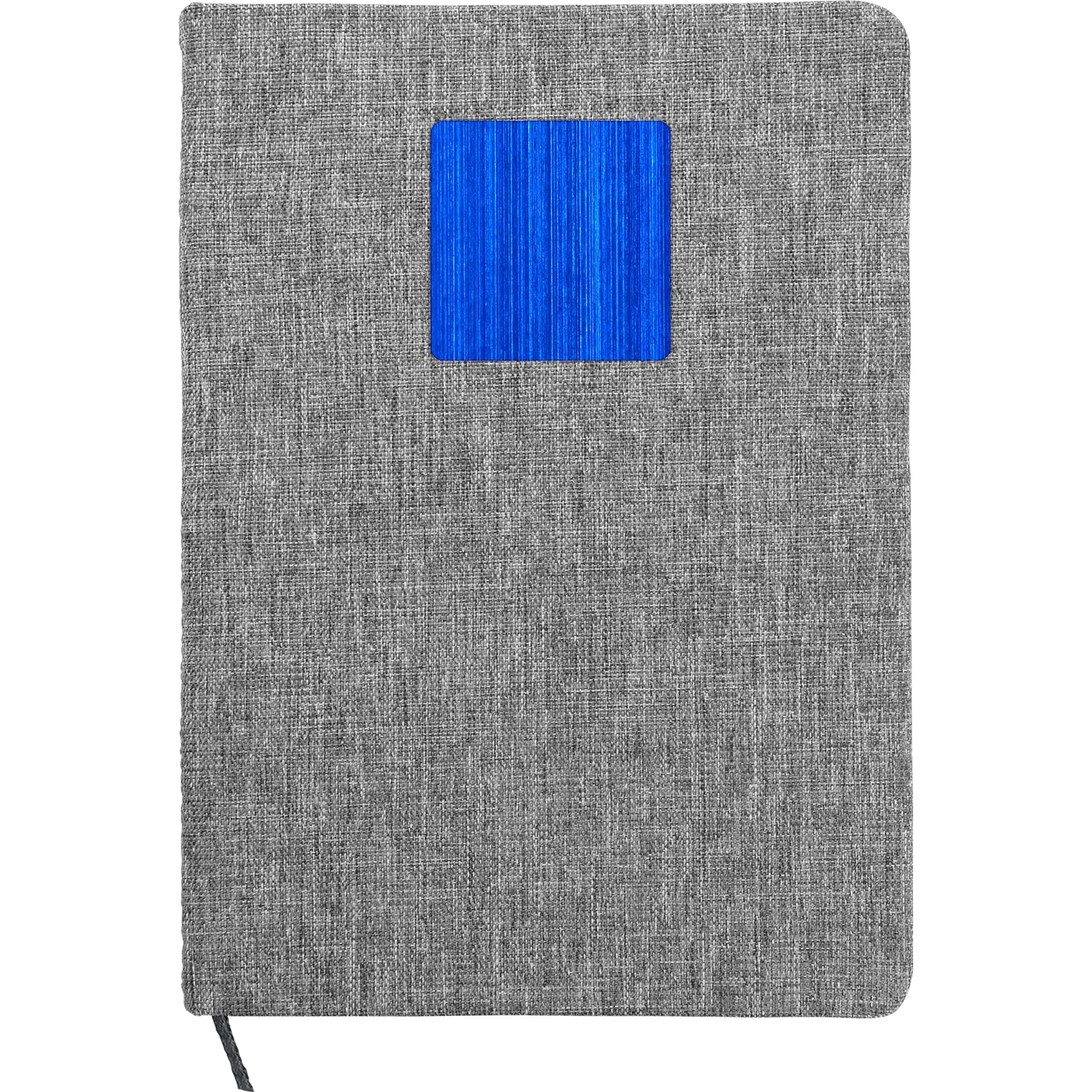 Heathered Recycled Notebook with Metal Accent 4