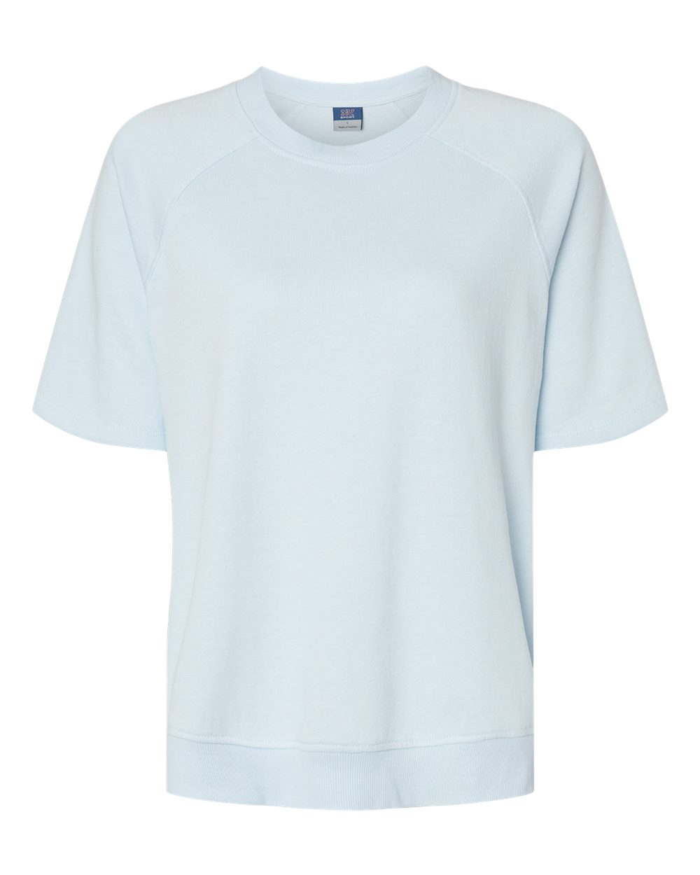 Women's French Terry Short Sleeve Crewneck Sweatshirt - W23711 22