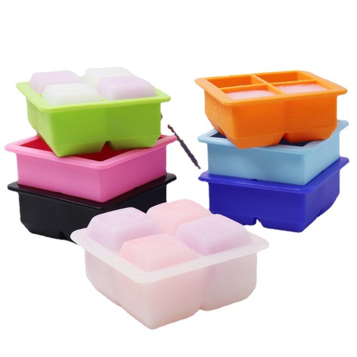 Customizable Four Cavity Ice Cube Tray 2
