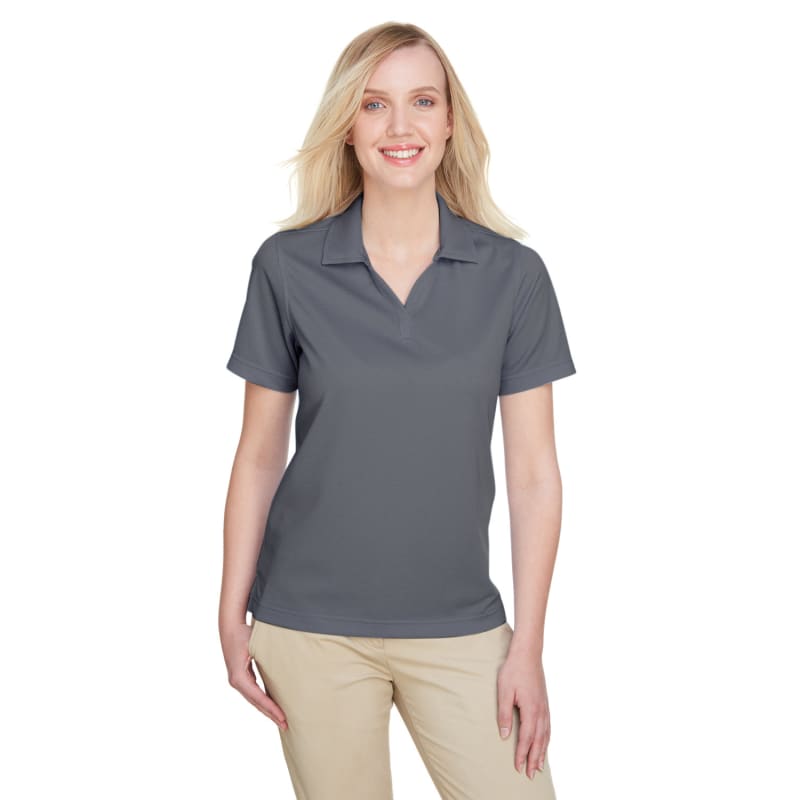 UltraClub Ladies' Cavalry Twill Performance Polo 10