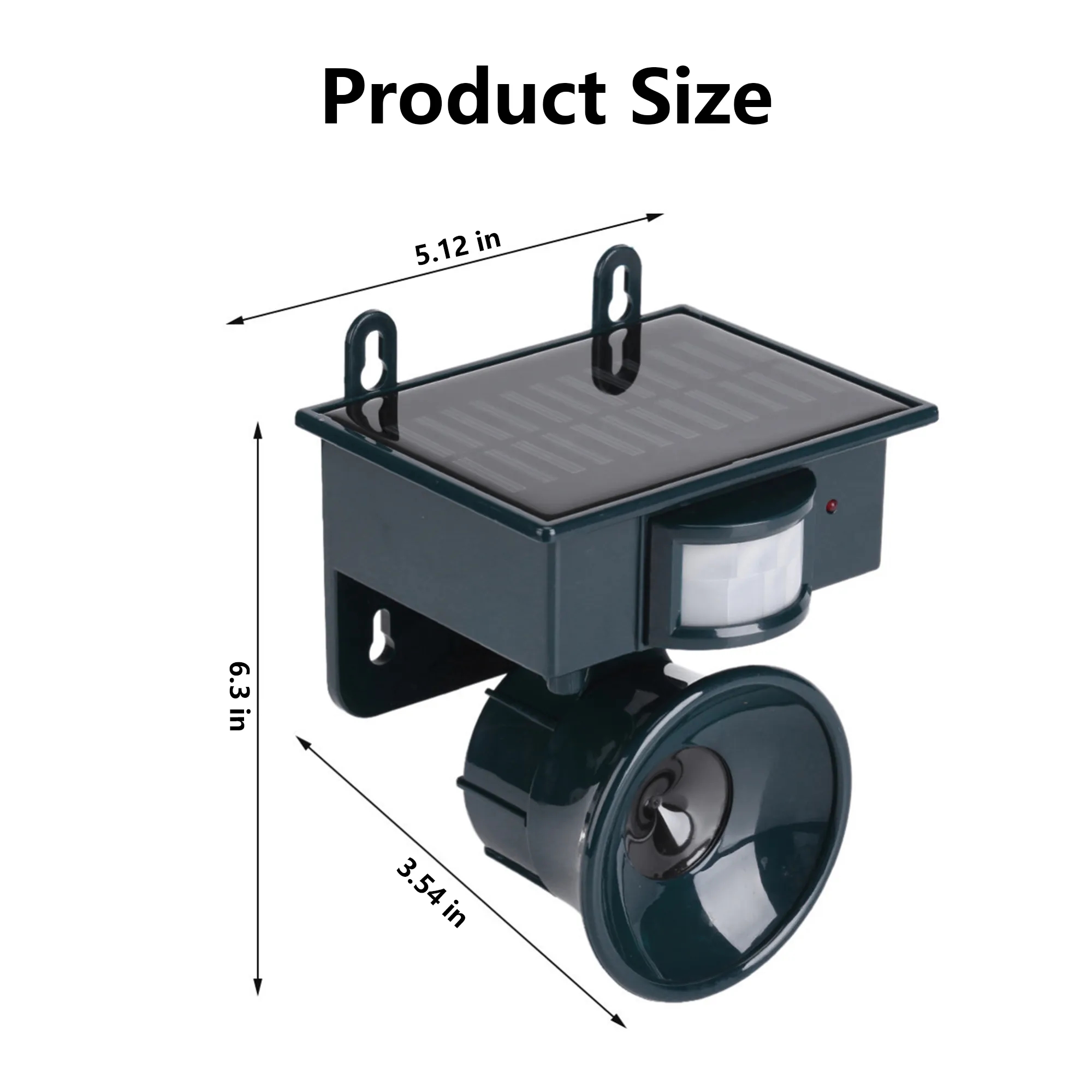 Solar-Powered Ultrasonic Animal Repeller 6