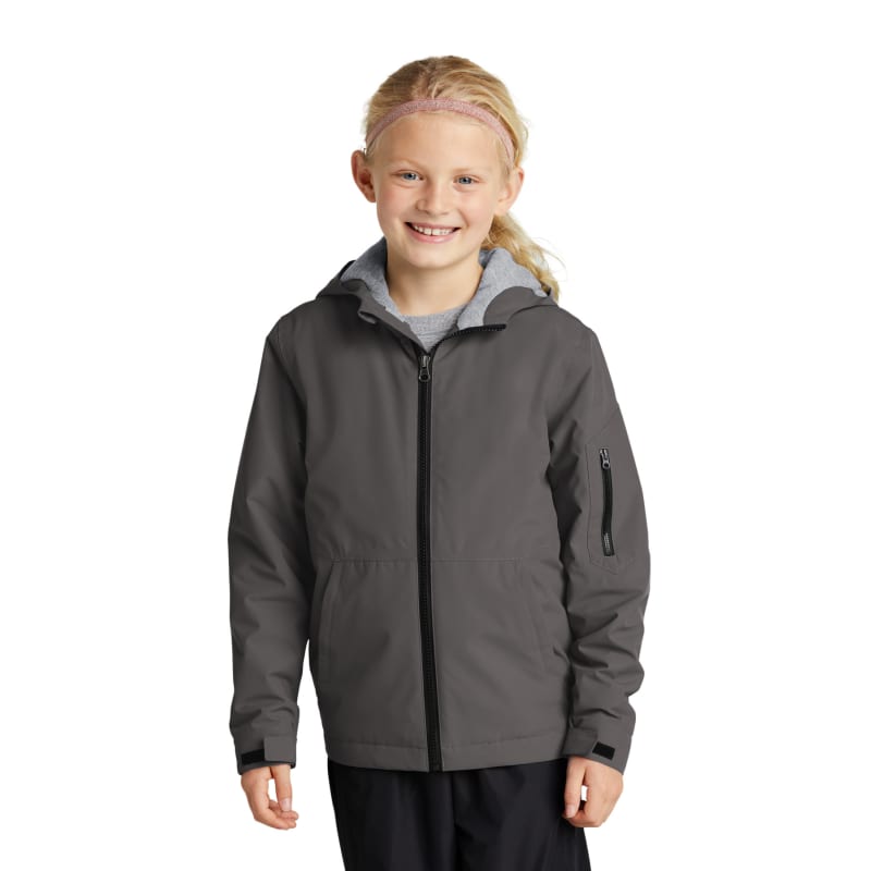 Sport-Tek Youth Waterproof Insulated Jacket 8