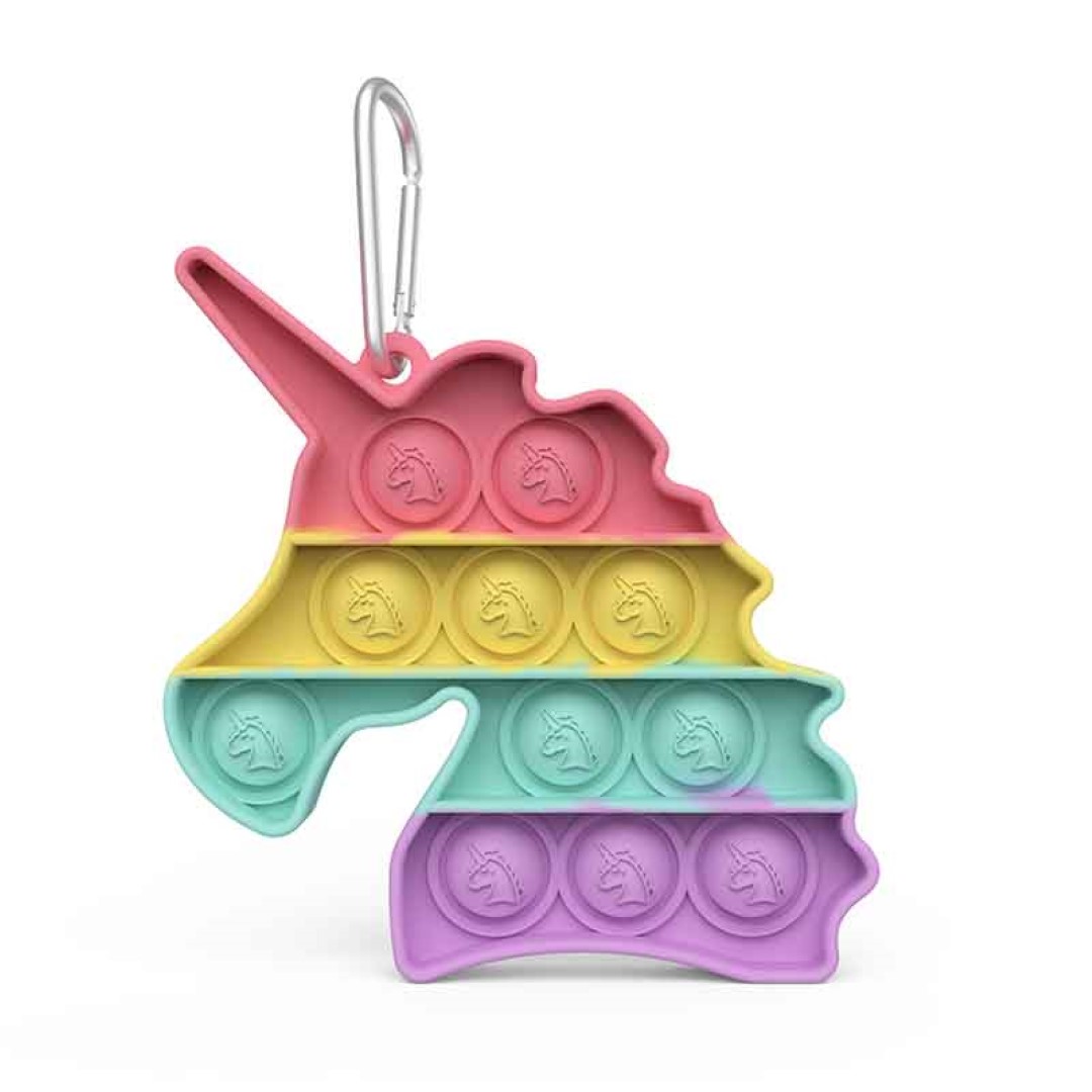 Mini Pop Bubble Sensory Fidget Toys Anxiety Keychain 9