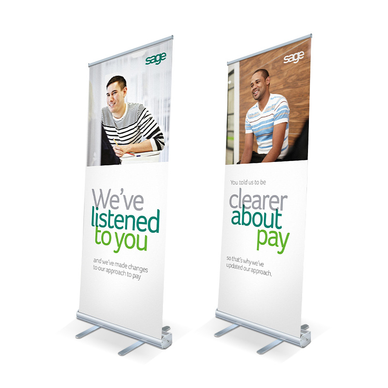 Retractable Roll-up Banner with Stand 3
