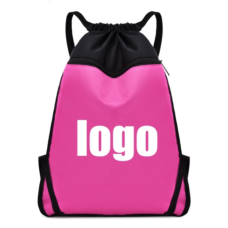 Custom Drawstring Backpack & Sport Storage Oxford Fabric Bag 2