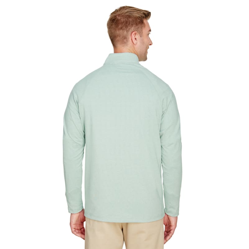 Devon & Jones CrownLux Performance™ Men's Clubhouse Micro-Stripe Quarter-Zip 11