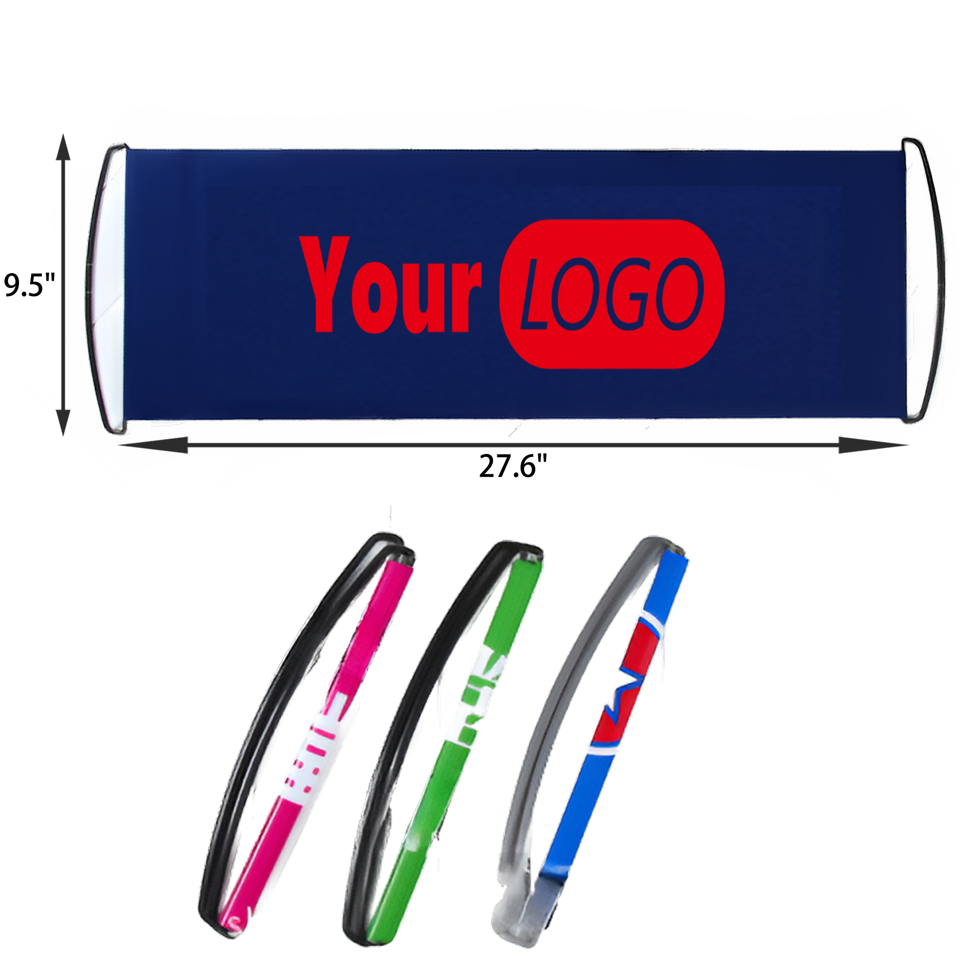MOQ 50 PCS Professional Custom Retractable Handheld Banner 1