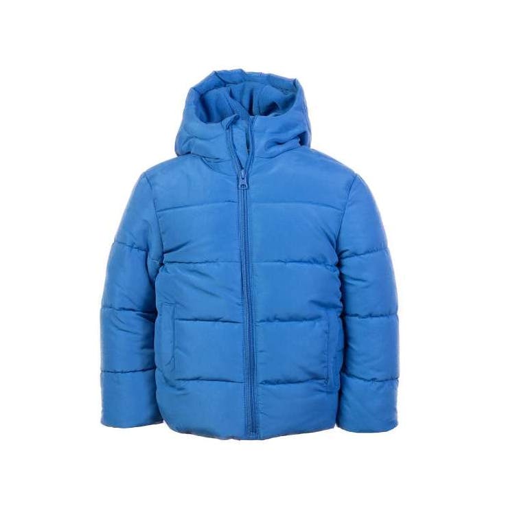 Toddler Hooded Fleece-Lined Jacket - Royal 3T 1