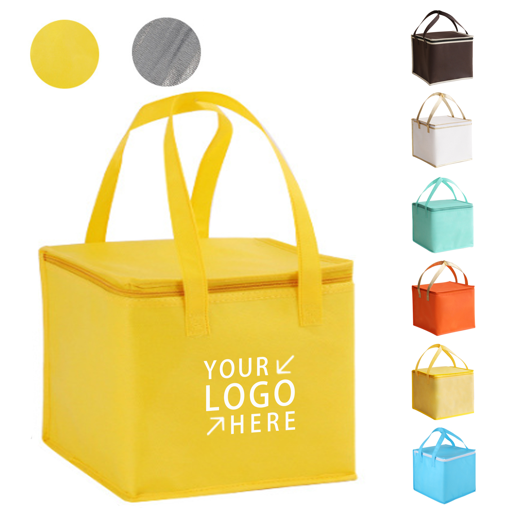 10" Large Thermal Insulation Lunch Bag 1