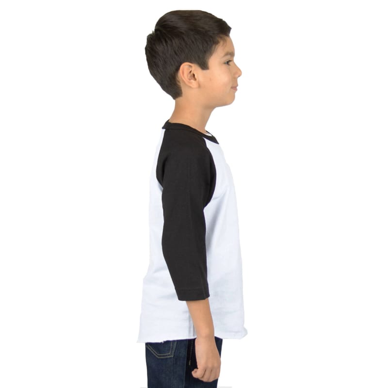 Shaka Wear Youth Three-Quarter Sleeve Raglan 19