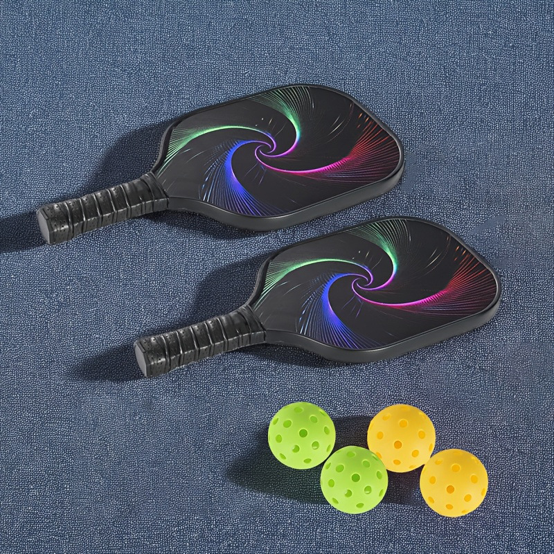 Pickleball Racket Set / 2 Wooden beat 2 balls and 1 bag 2